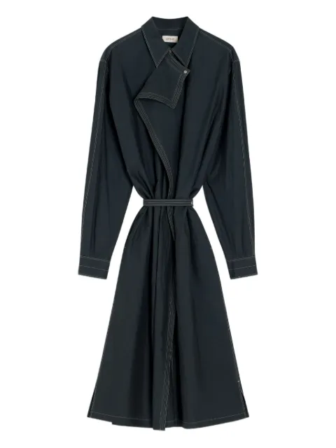 LEMAIRE asymmetrical-panel shirt dress Grey DR1114LF1399