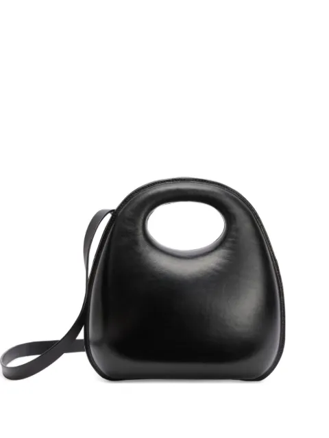 LEMAIRE Egg bag in molded leather Black BG248LL0165