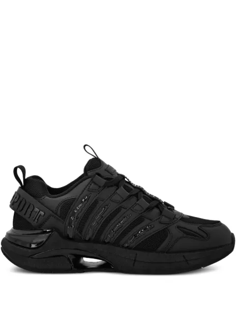 Plein Sport lace-up panelled sneakers Black FAESUSC0852STE003N