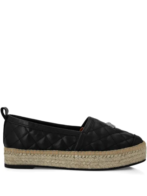 Philipp Plein quilted espadrilles Black UAESWSB0284PLE005N