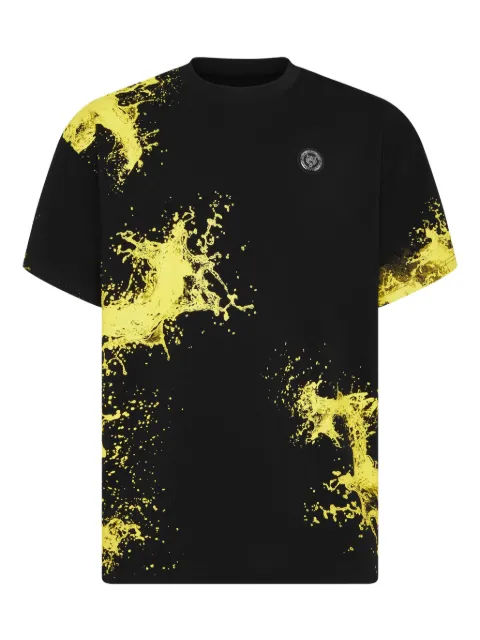 Plein Sport splash t-shirt Black UAECMTK8581SJY001N