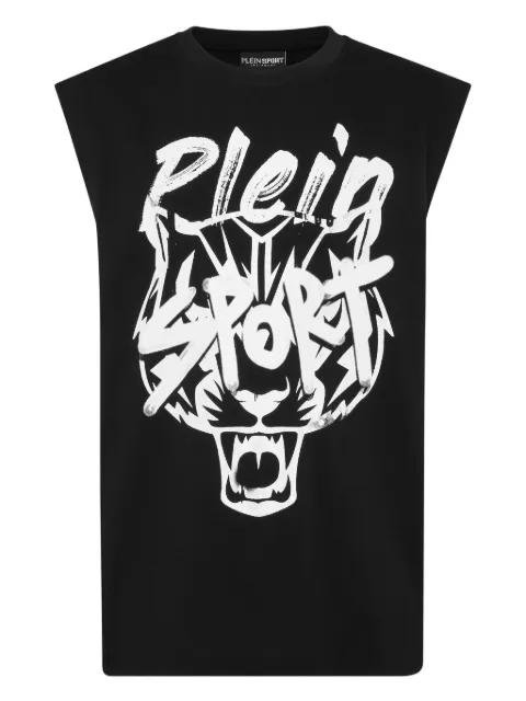 Plein Sport graphic tanktop plein sport Black UAECMTK8578SJY001N
