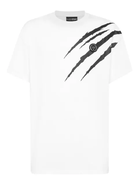 Plein Sport scratch regular t-shirt White UAECMTK8579SJY001N