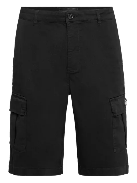Philipp Plein cargo-pockets shorts Black UAECMRT1635PTE006N