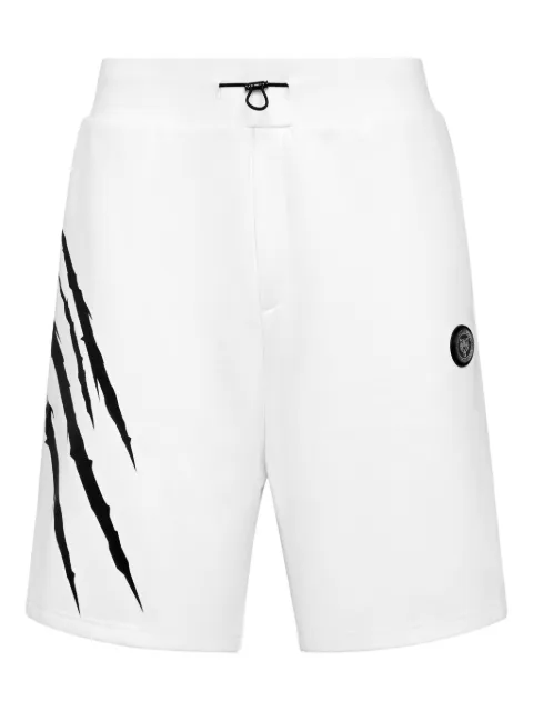 Plein Sport scratch shorts White UAECMJT2687STE003N