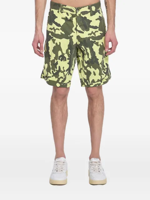 Basicon Camouflage bermuda shorts Green 12761