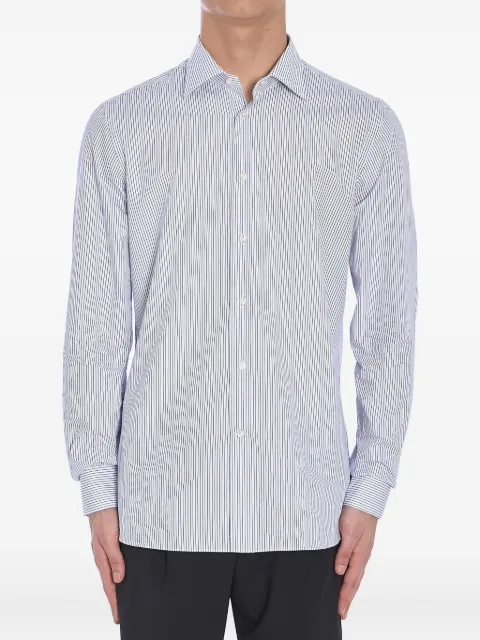 BORRIELLO NAPOLI striped shirt White 140129