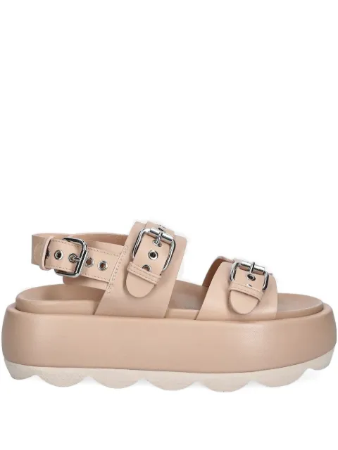 AGL Gwendoline buckled platform sandals Neutrals D690008PH