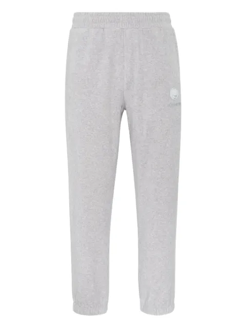 Plein Sport logo-patch elasticated-cuff joggers Grey FAECMJT2651SJY001N