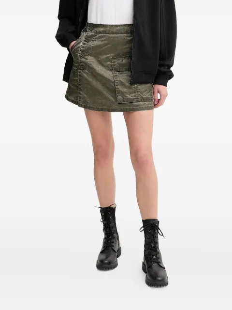 Alpha Industries logo-detail cargo skirt Green 156052