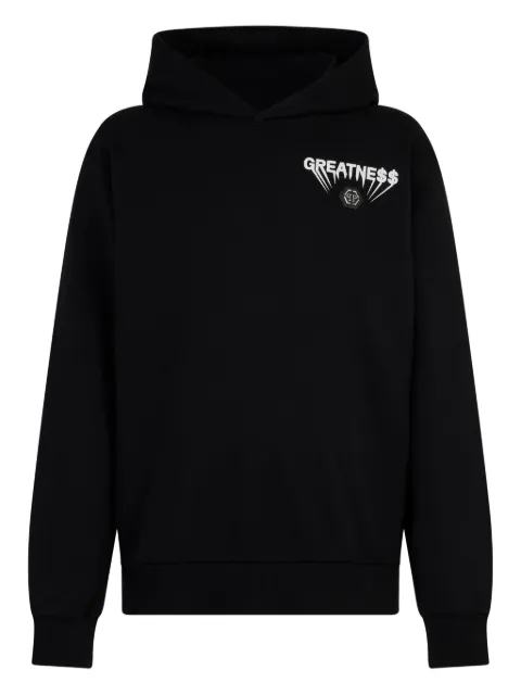 Philipp Plein hooded sweatshirt Black AAECMJB3890PTE180N