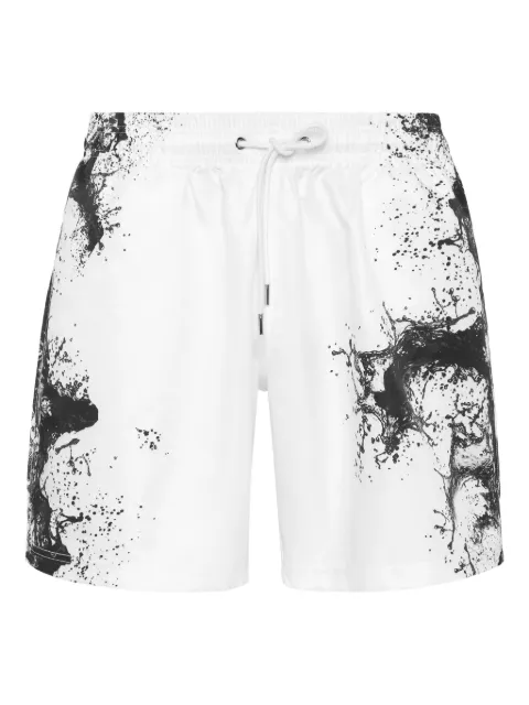 Plein Sport swim shorts White UAECMMT0405SXV005N