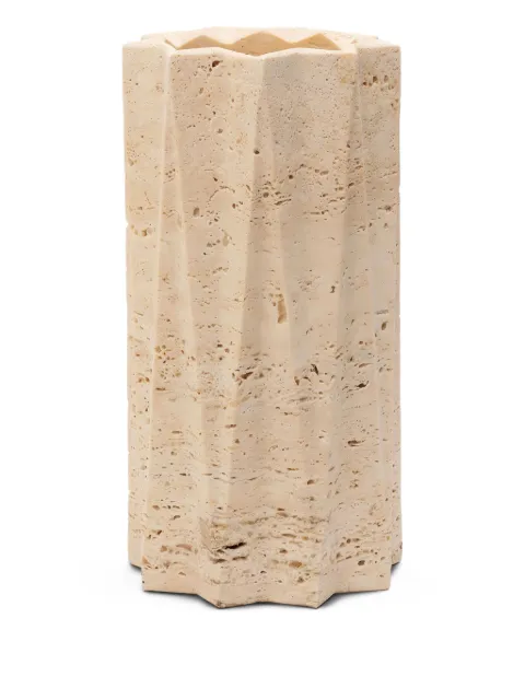 Editions Milano Fold stone vase (25cm) Neutrals FD1020