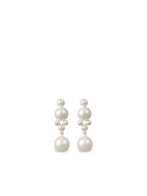 Sophie Bille Brahe 14K yellow gold Luna earrings Yellow EA25PECLUFW
