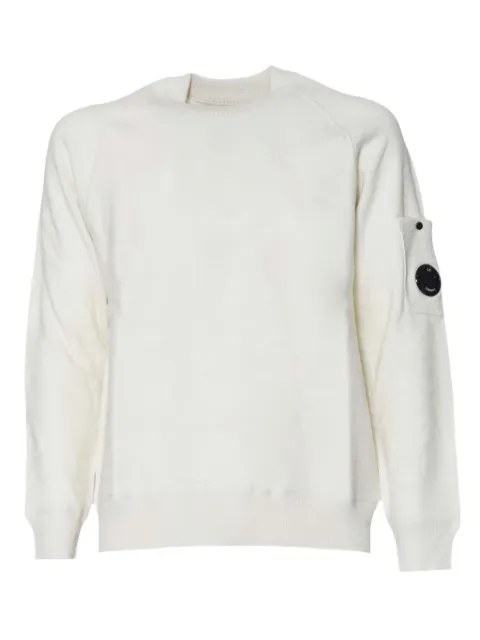 C.P. Company patch-pocket sweater White 19CMKN198A110468A103