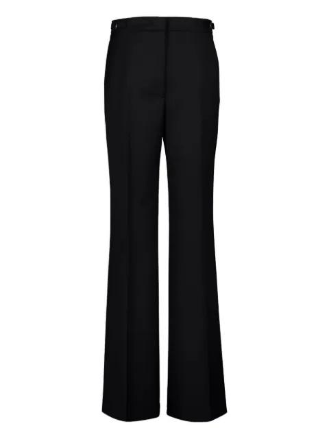 Gabriela Hearst belt-loop flared trousers Black X002190W105