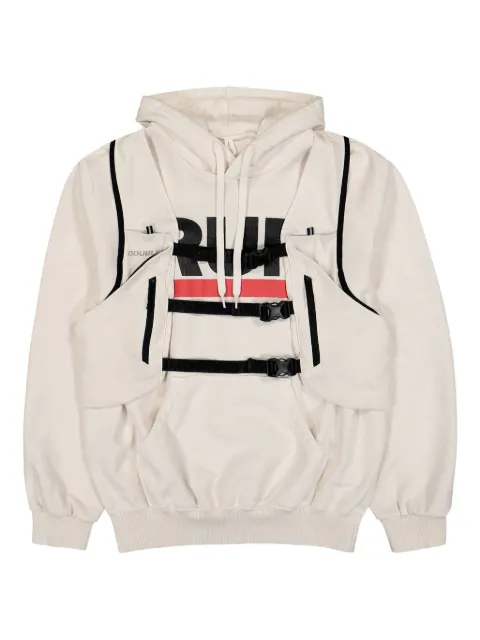 Doublet Trail Vest hoodie White 25SS35CS371
