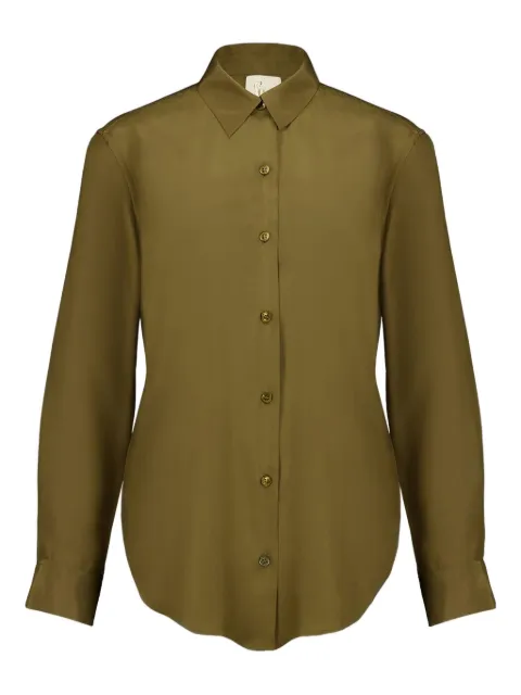 PAULA silk shirt Green AMETISTA33