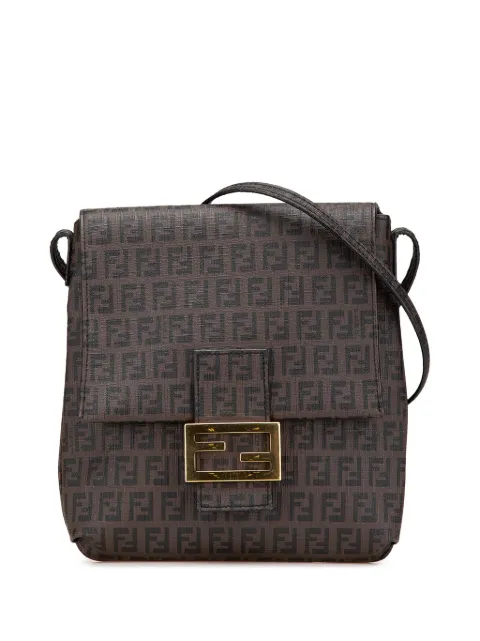 Fendi Pre-Owned 2010-2025 Zucchino Spalmati crossbody bag Brown 5MM52AMN37TQFM9E