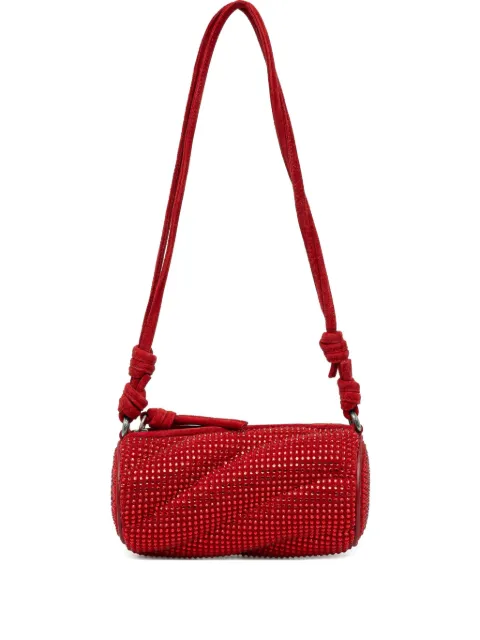Fiorucci micro Mella crystal-embellished shoulder bag Red U01FMASL005LE05