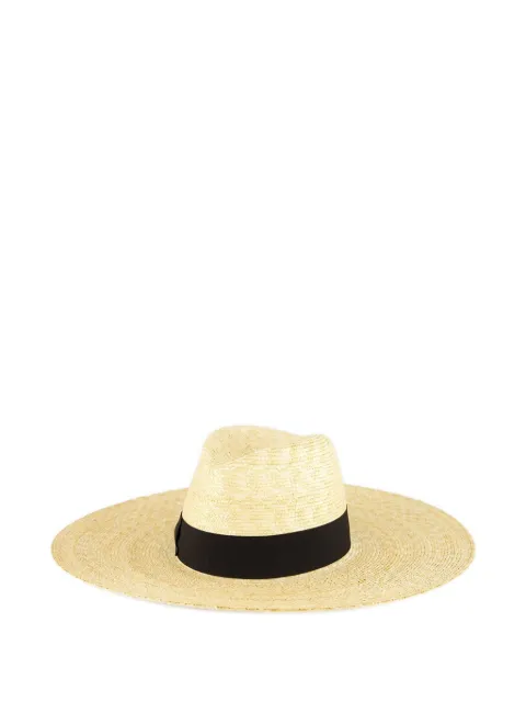 Borsalino Sophie wide-brim straw hat Neutrals 232179