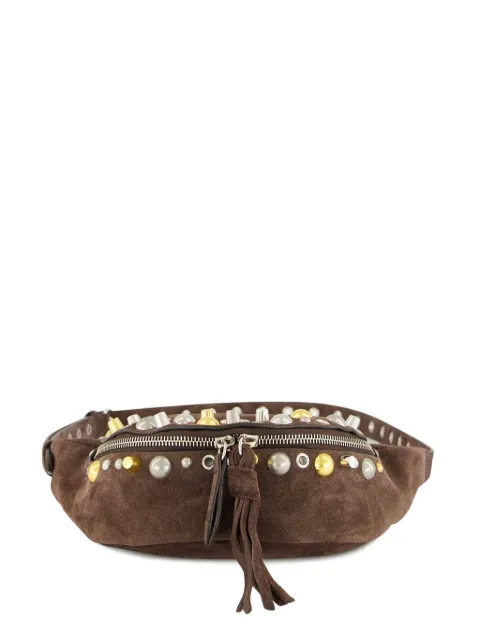 Valentino Garavani Nellcôte suede belt bag Brown YB0R39ADG