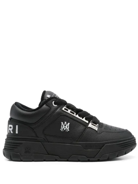 AMIRI logo-embellished leather sneakers Black AMFOSR1152