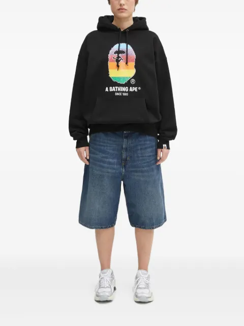 A BATHING APE® Ape Head hoodie Black 1L30214003