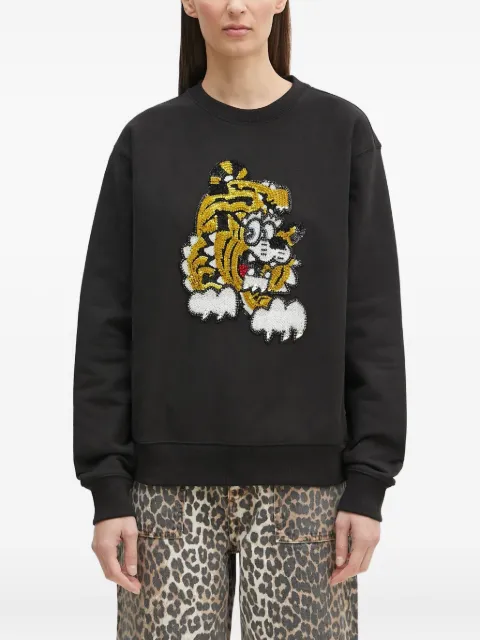 Kenzo sequin-embellished sweatshirt Black FF58SW2764MC