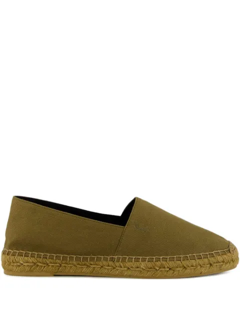 Saint Laurent rubber-sole espadrilles Green 818117AADNX