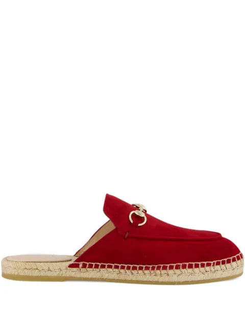 Gucci horsebit espadrille Red 832430C2000
