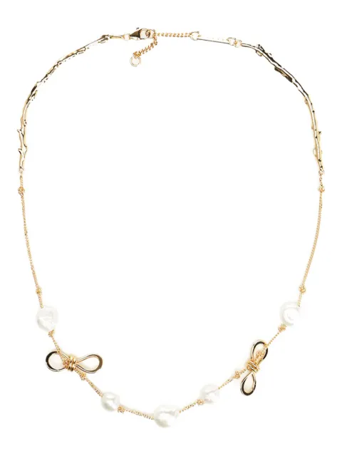 Marni bow-detailing necklace Gold COMV0525A0M2001