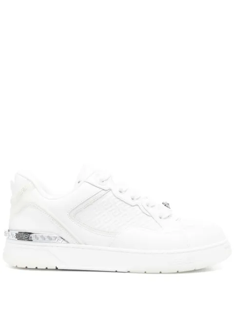 Versace Biggie Basket leather sneakers White 10205931A14615
