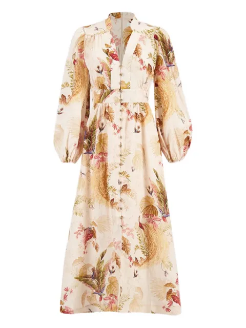 ZIMMERMANN floral-print maxi dress Neutrals 5146DSS253