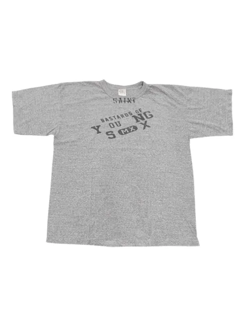 SAINT MXXXXXX graphic-print T-shirt Grey SMHR80000C37
