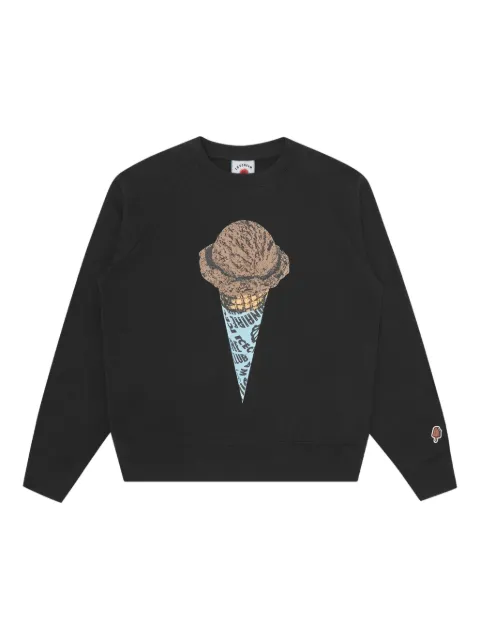 ICECREAM Cone graphic sweatshirt Black IC25230