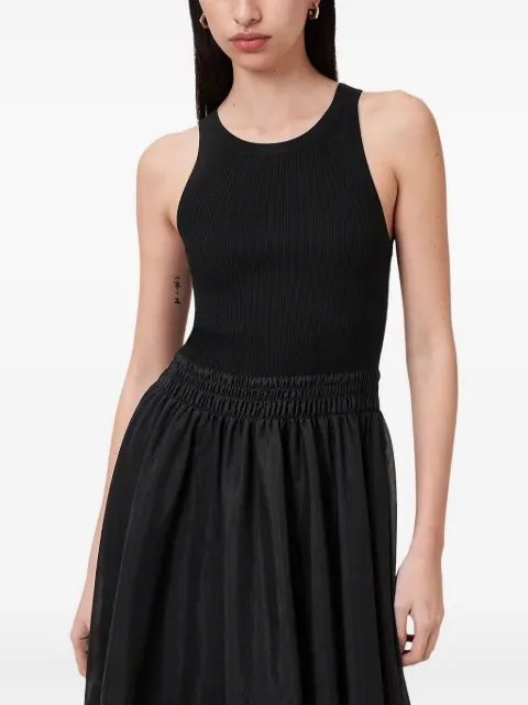 AllSaints elasticated-waist maxi dress Black W188DC