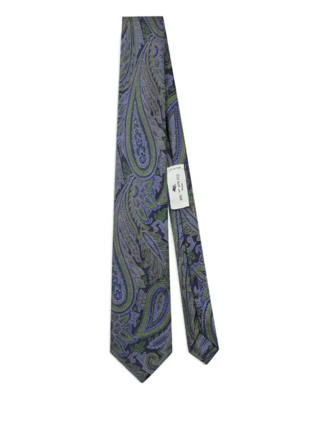 ETRO paisley-pattern tie Blue MASA0001AQ221