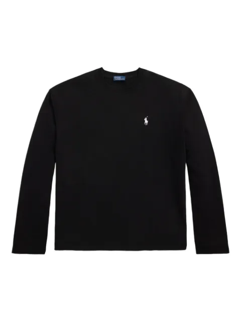 Polo Ralph Lauren long-sleeved cotton T-shirt Black 211967105002