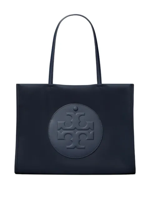 Tory Burch small Ella logo-embossed tote bag Blue 164757