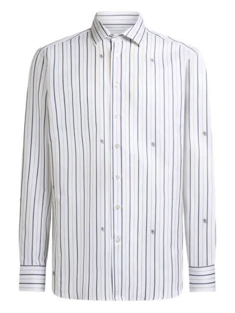 ETRO striped button-up shirt White MRIB000199TJ586