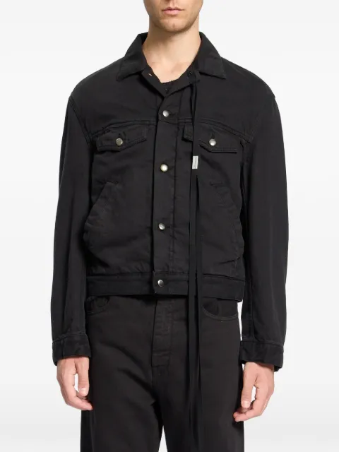 Ann Demeulemeester long-sleeved denim jacket Black B0012717FA038