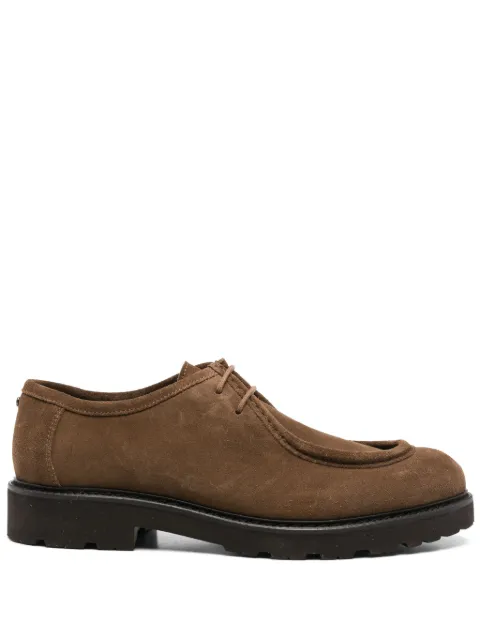 Canali suede lace-up shoes Brown 621256RB01207