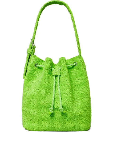 Tory Burch drawstring bucket bag Green 169128