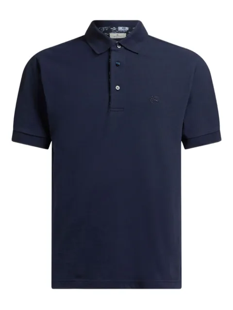 ETRO cotton polo shirt Blue MRMD0005AJ264