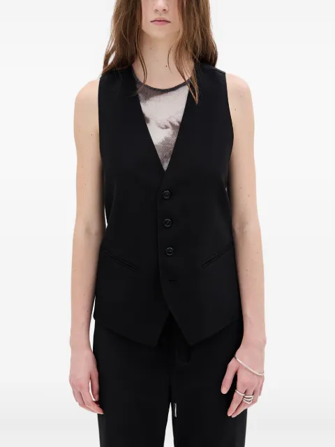 Ann Demeulemeester Charlotte button-fastening waistcoat Black B0012379FA558