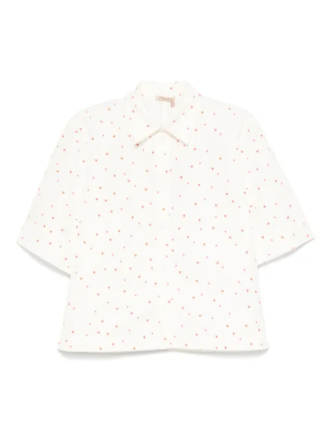 Stella Nova heart-print shirt White PH521149