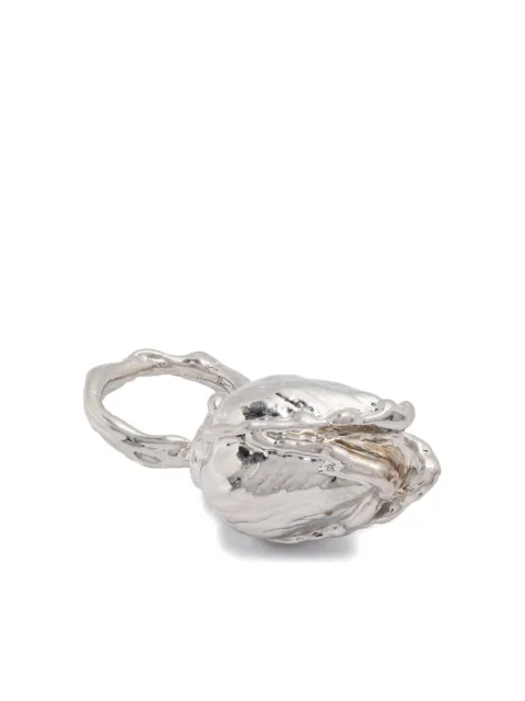 Marni tulip-shaped ring Silver ANMV0139A0