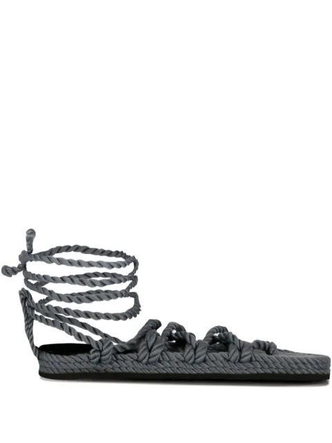 Nomadic State of Mind rope-lace sandals Blue PEACEMAKER