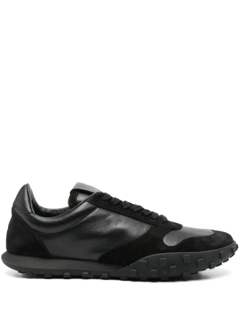 Jil Sander leather lace-up sneakers Black J32WS0056P7394